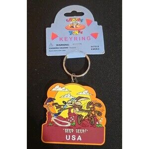 NWT Vintage Looney Tunes Road Runner Key Chain
